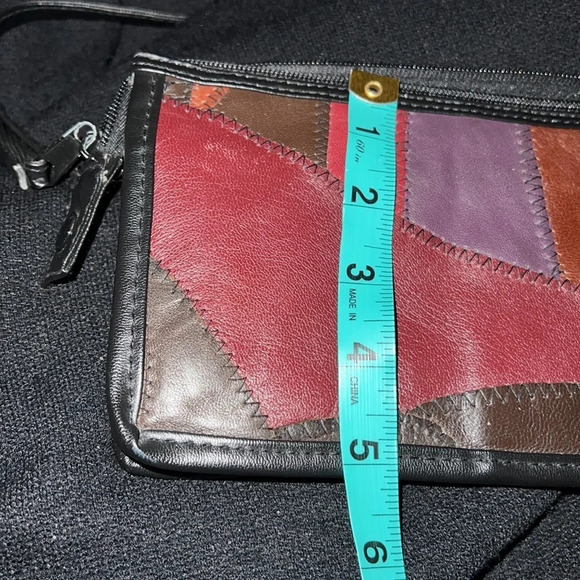 Vintage Patchwork Leather Crossbody Bag - Picture 7 of 13